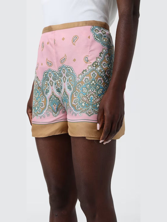 Pinko Women's Shorts Pink Multicolor