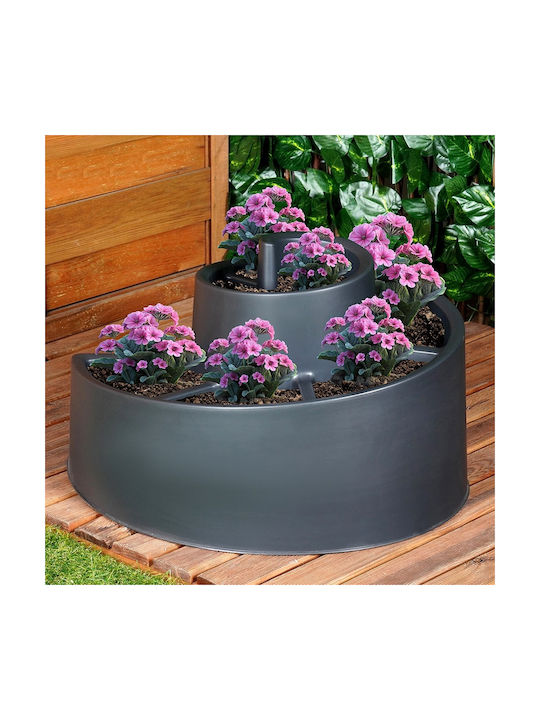 Vilde Ghiveci De Flori Din Plastic Negru 53x53x32.5cm Vilde Ghiveci De Flori Din Plastic Negru 53x53x32.5cm