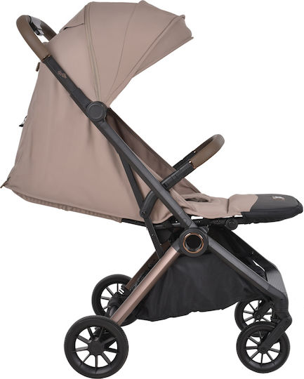 Bebe Stars Isla Baby Stroller Suitable for Newborn Almond Beige 8.7kg