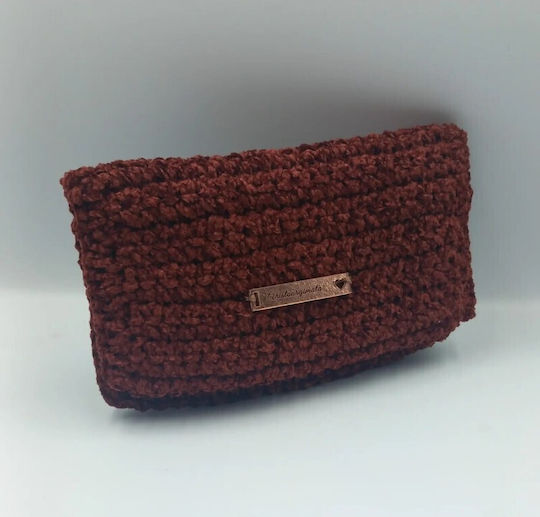 Aristourgimata Fabric Handmade Tobacco Pouch with Magnetic Closure Knitted Tobacco Pouch