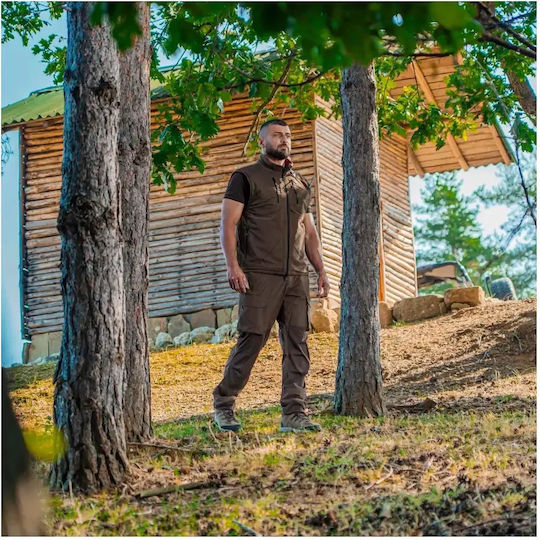 Chameleon Chameleon Jagdwesten Beidseitig Tarnung Fleece Braune