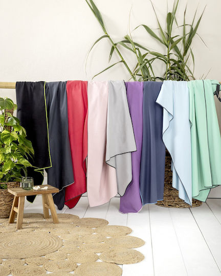 Nima Πετσέτα Microfiber Σώματος Κόκκινη 160x90εκ.