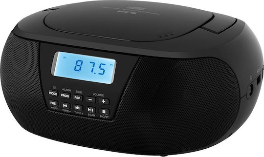 Ecg Cdr 550 Radio Cd Player 2 X 1.5 W Rms Tuner Fm Memorie 40 Posturi Usb Negru