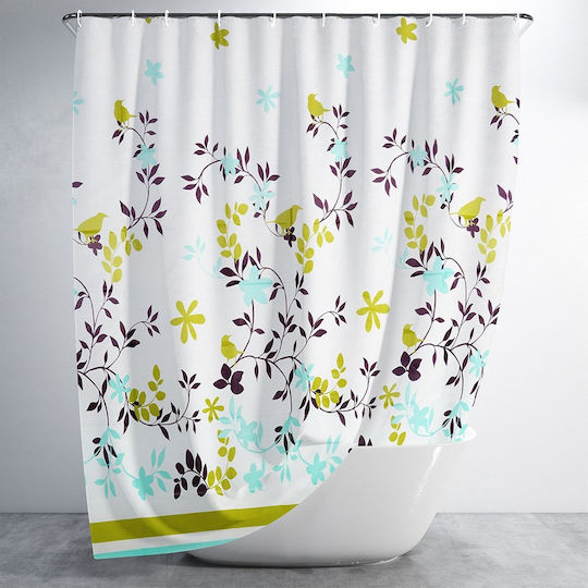 Vilde Shower Curtain 180x180cm Transparent