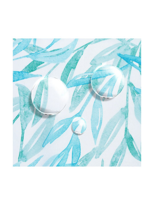 Curtain Shower Curtain Fabric 180x200cm Blue