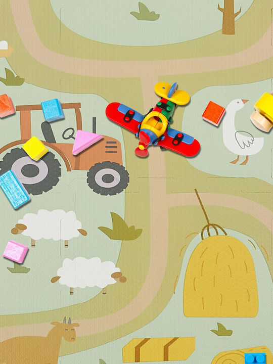 Relaxdays Interaktives Kinder-Bodenpuzzle