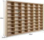 Wooden Wall Shelf Ecru