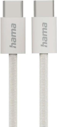 Hama 201728 Кабел USB-C M към USB-C M 1 м сив