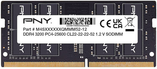 PNY Performance Bulk 32GB DDR4 RAM с Скорост 3200 за Лаптоп