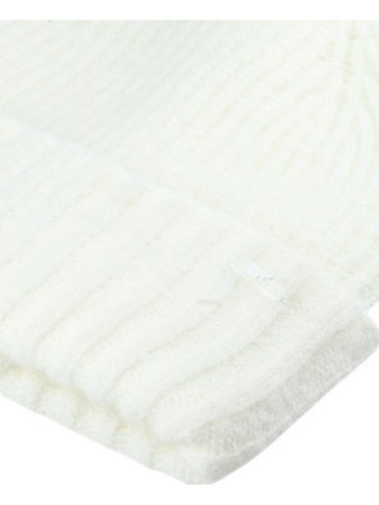 Women's Beanie Knitted Beanie in Beige Color