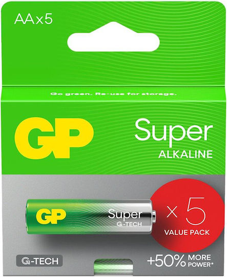 Genius Pack Αλκαλικές Μπαταρίες AA 1.5V 5τμχ