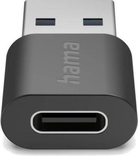 HAMA Μετατροπέας USB-A male σε USB-C male 1τμχ 00200357