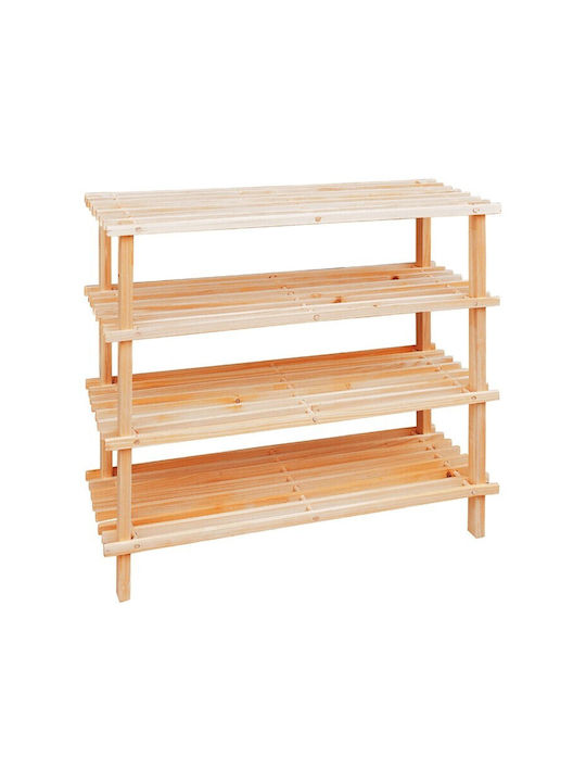 Wooden Shoe Organizer 74x26x64cm