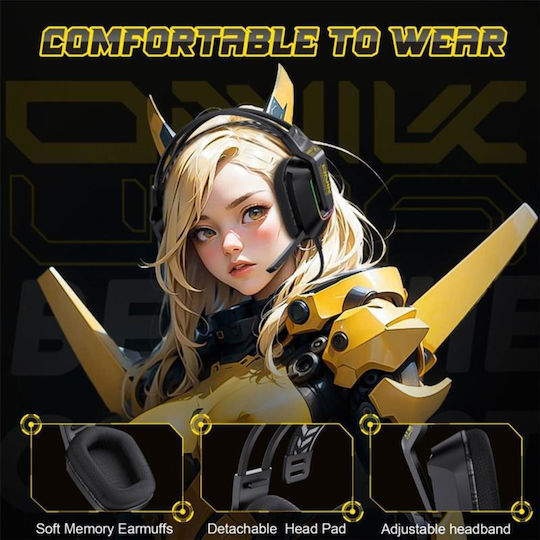 Onikuma X13 Căști Gaming Over Ear cu Conectivitate 3,5mm / USB
