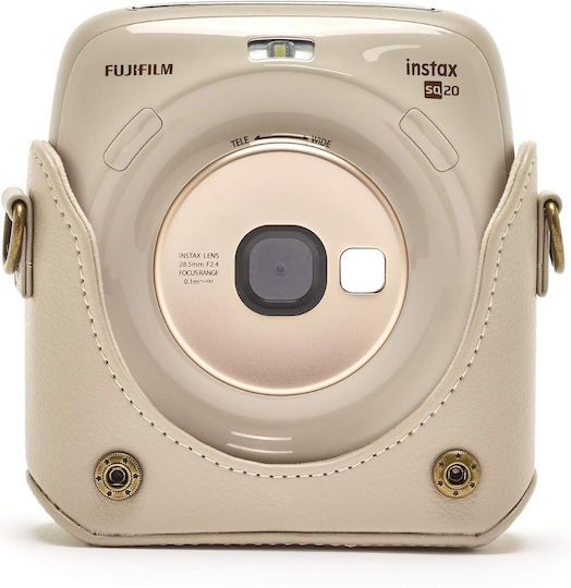 Fujifilm Чантичка За Фотоапарат Instax SQ20 Калъф Бежов