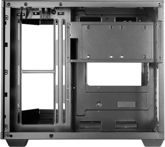 Mars Gaming MC-3TCORELCDM Gaming Midi Tower Κουτί Υπολογιστή με Πλαϊνό Παράθυρο Μαύρο