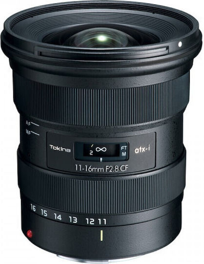 Tokina Crop Camera Lens Atx-i 11-16mm F/2.8 Plus Wide Angle Zoom for Nikon F Mount Black