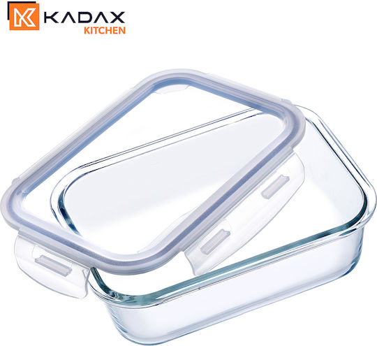 Kadax Σετ Δοχεία Φαγητού Διάφανα 3τμχ