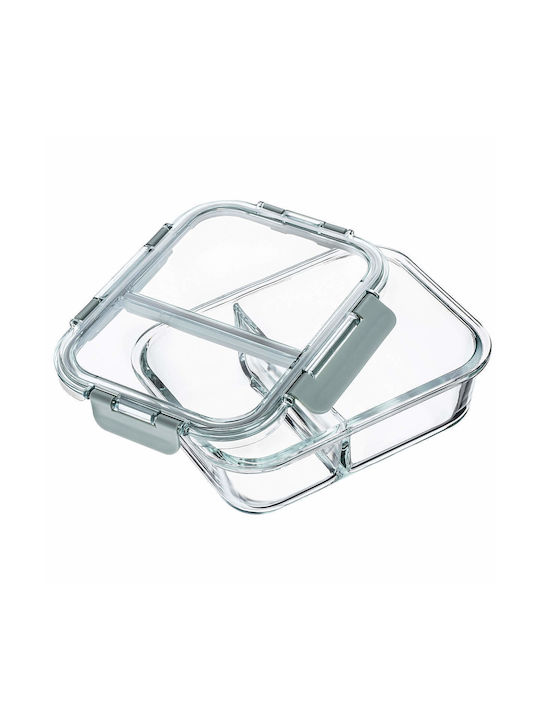 Kadax Σετ Δοχεία Φαγητού Γυάλινα 22x17cm 4τμχ