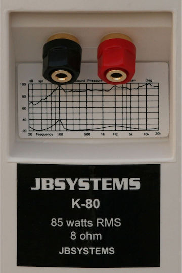 Jb Systems K-80 Παθητικά Επιτοίχια Ηχεία (Ζεύγος) Λευκά