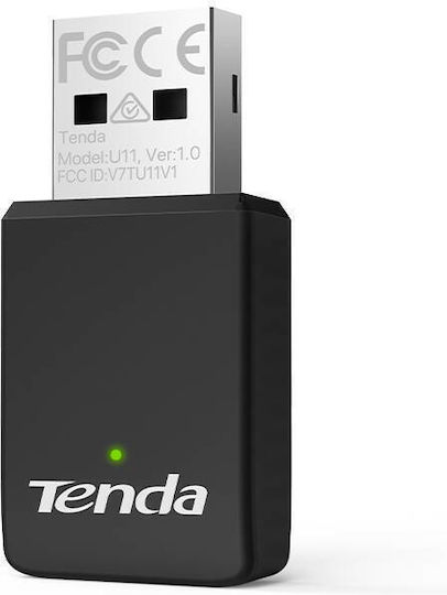 Tenda U11 USB Network Adapter with Wireless Wi-Fi Connection 886Mbps