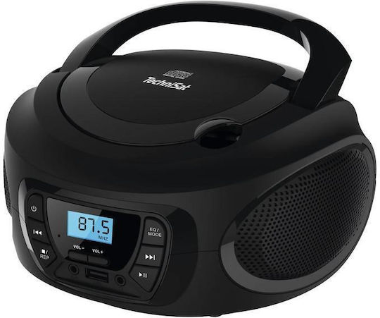 Technisat Sistem Audio Portabil Cu Bluetooth Radio CD Casetă Player USB Negru