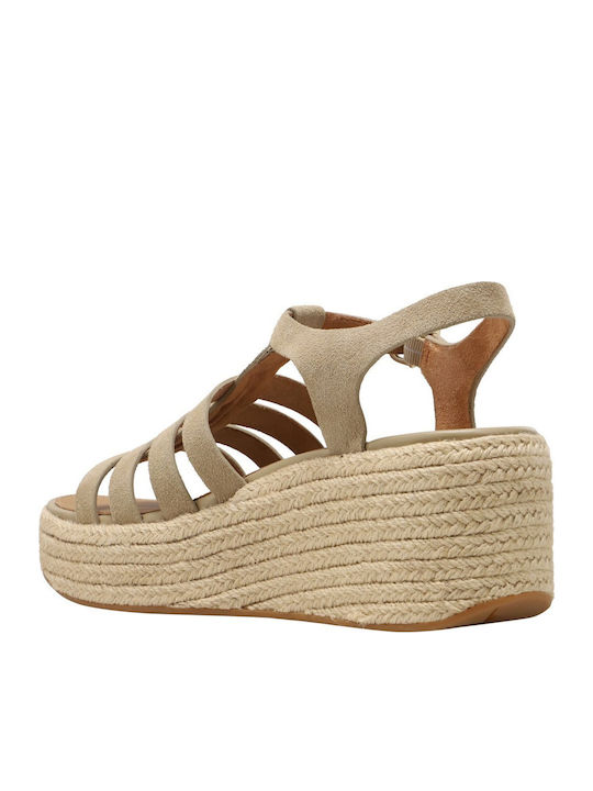 Καλοκαιρινές Γυναικείες Πλατφόρμες Μπεζ
