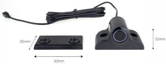 AMiO Sensor for Car Parking System 1pcs 19mm in Black Color
