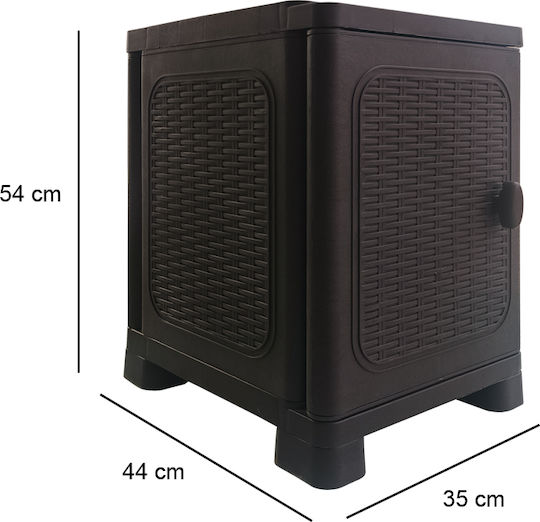 Single Door Plastic 35x44x54cm Single Door Plastic 35x44x54cm