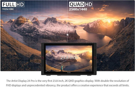 XP-Pen Artist 24 PRO Stilou digital cu ecran QHD 23.8"