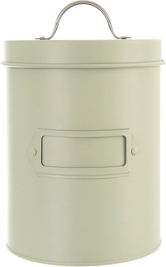 Orion Jar for Coffee / Tea / Sugar / Pasta with Lid Metallic Green 1300ml