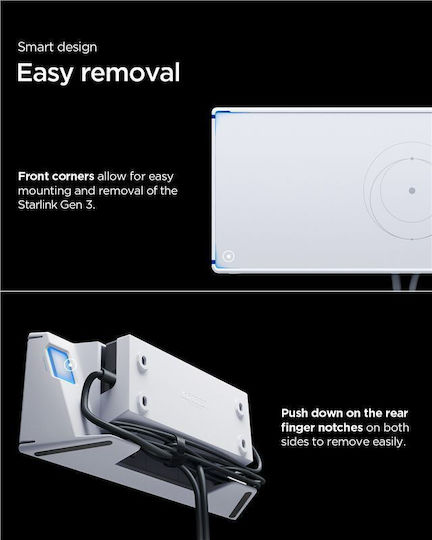 Spigen Wall Mount Stl310 White Starlink 3rd Gen Amp09408