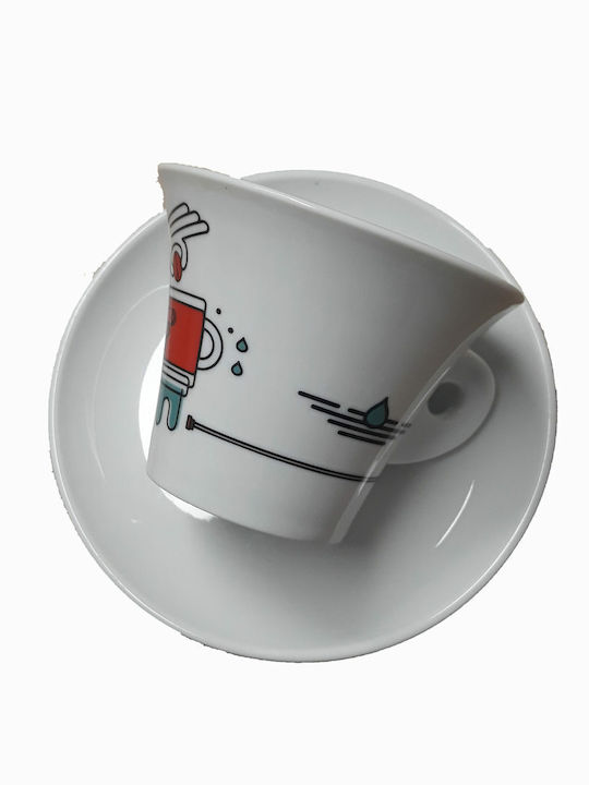 Gusto Ceașcă Cappuccino din Porțelan Maro 160ml