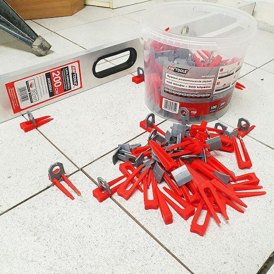 AWTools Tile Leveling Wedge Thickness 1.5mm 400 Pieces