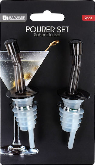 Excellent Houseware Set of 2 Flow Caps for Wine Bottles