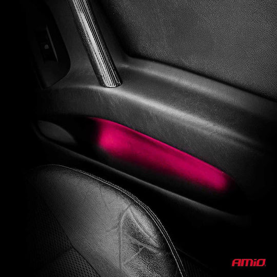 AMiO Bandă LED Auto 12V Roz