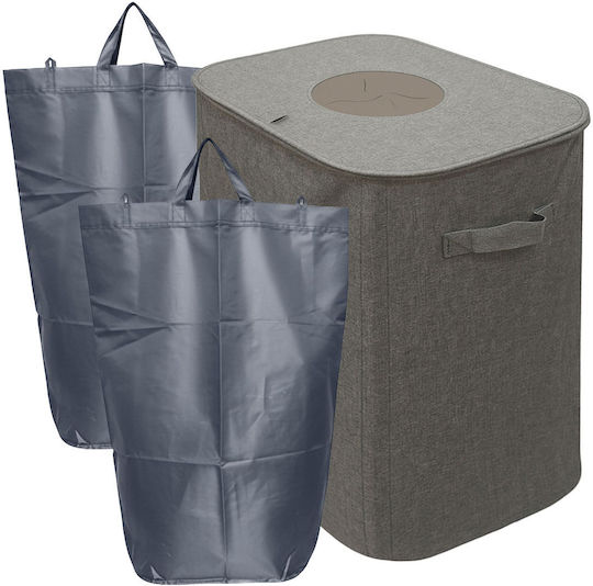 Relaxdays Coș De Gunoi Din Plastic 100lt Gri
