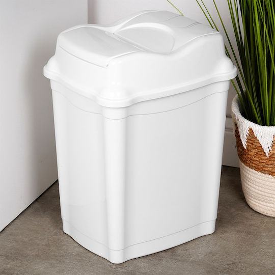 Orion Coș de Gunoi pentru Dulap Plastic 16lt Alb