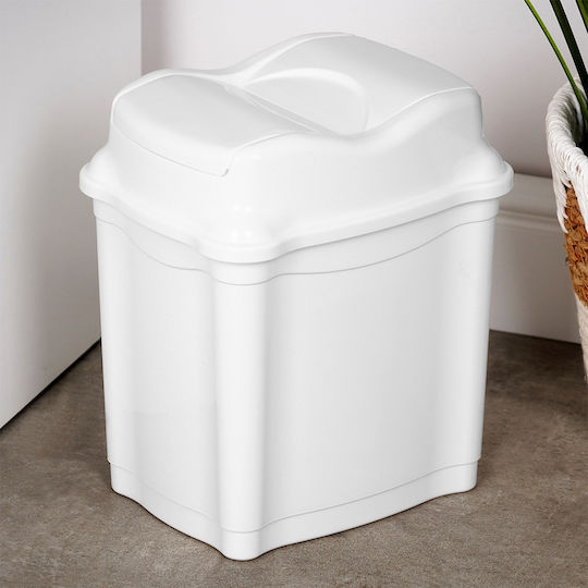 Orion Plastic Waste Bin White 5L