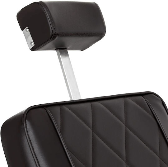 Barber Equipment Καρέκλα Κουρείου Καφέ με Ρυθμιζόμενο Ύψος και Υδραυλική Ανύψωση