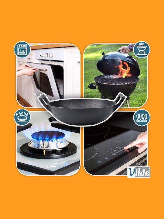 Vilde Wok από Μαντέμι με Κεραμική Επίστρωση 32cm