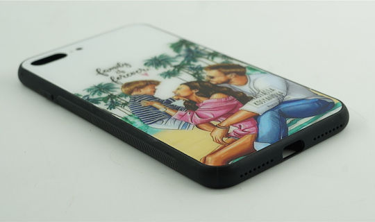 Husă Protectoare Flippy Compatibilă Huawei Nova 9 Sticlă Print Familie Este Pentru Totdeauna Multicoloră