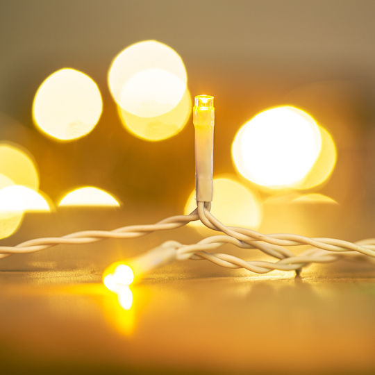10 LED Weihnachtsbeleuchtung 3m x 100cm Vorhang