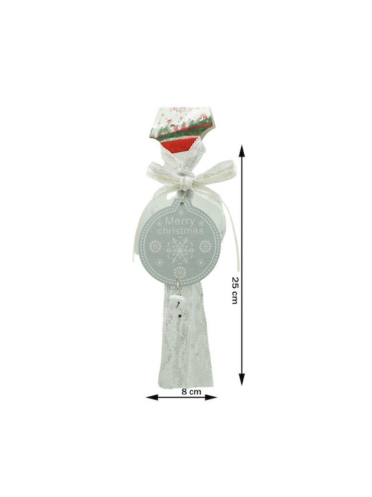 Christmas Tree Ornament Medallion Alista Home Gray Wood 25 Cm
