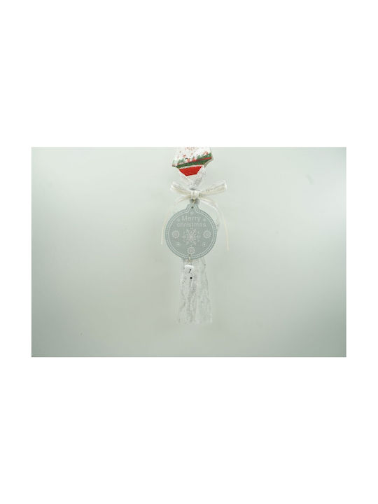 Christmas Tree Ornament Medallion Alista Home Gray Wood 25 Cm