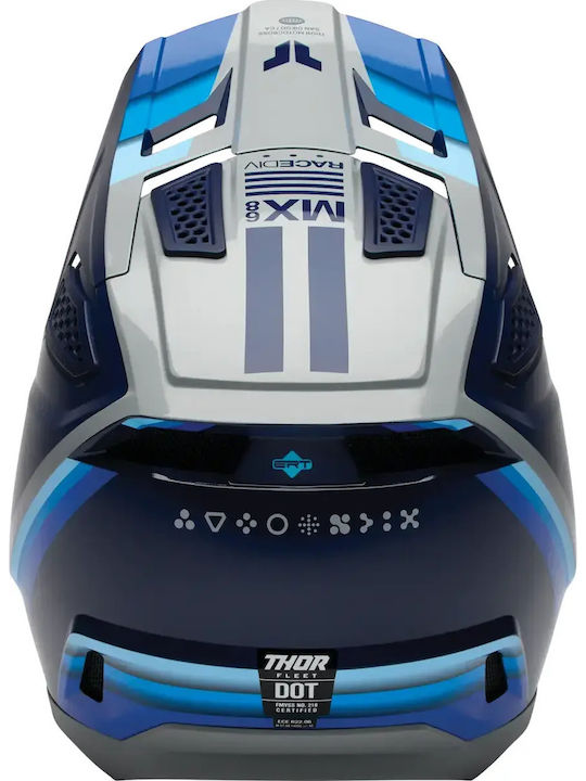 Thor Fleet Defy BL/GY Παιδικό Κράνος Μηχανής Motocross ECE 22.06