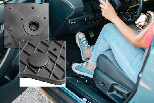 Front Rubber Fußmatten Mercedes-Benz C Klasse W205 Kombi Limousine Von 2014 Bis 2021