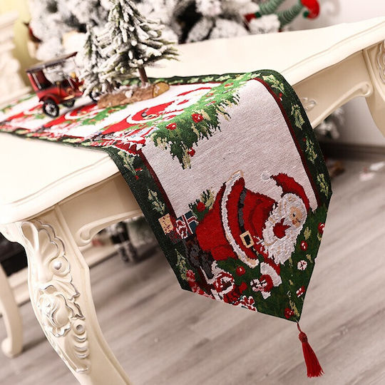Alista Home Față De Masă De Crăciun Din Material Textil Runner Moși Crăciun 180x35cm