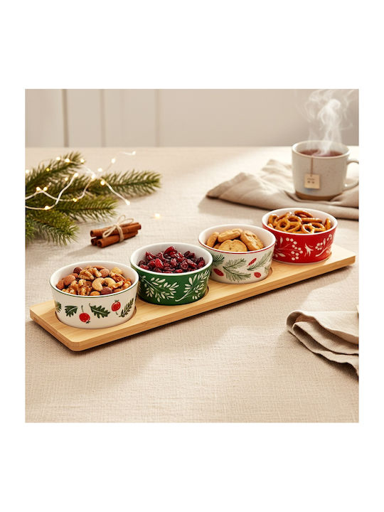 Excellent Houseware Beige Trays 5 Pieces