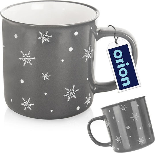 Orion Christmas Ceramic Gray Mug 10cm 500ml